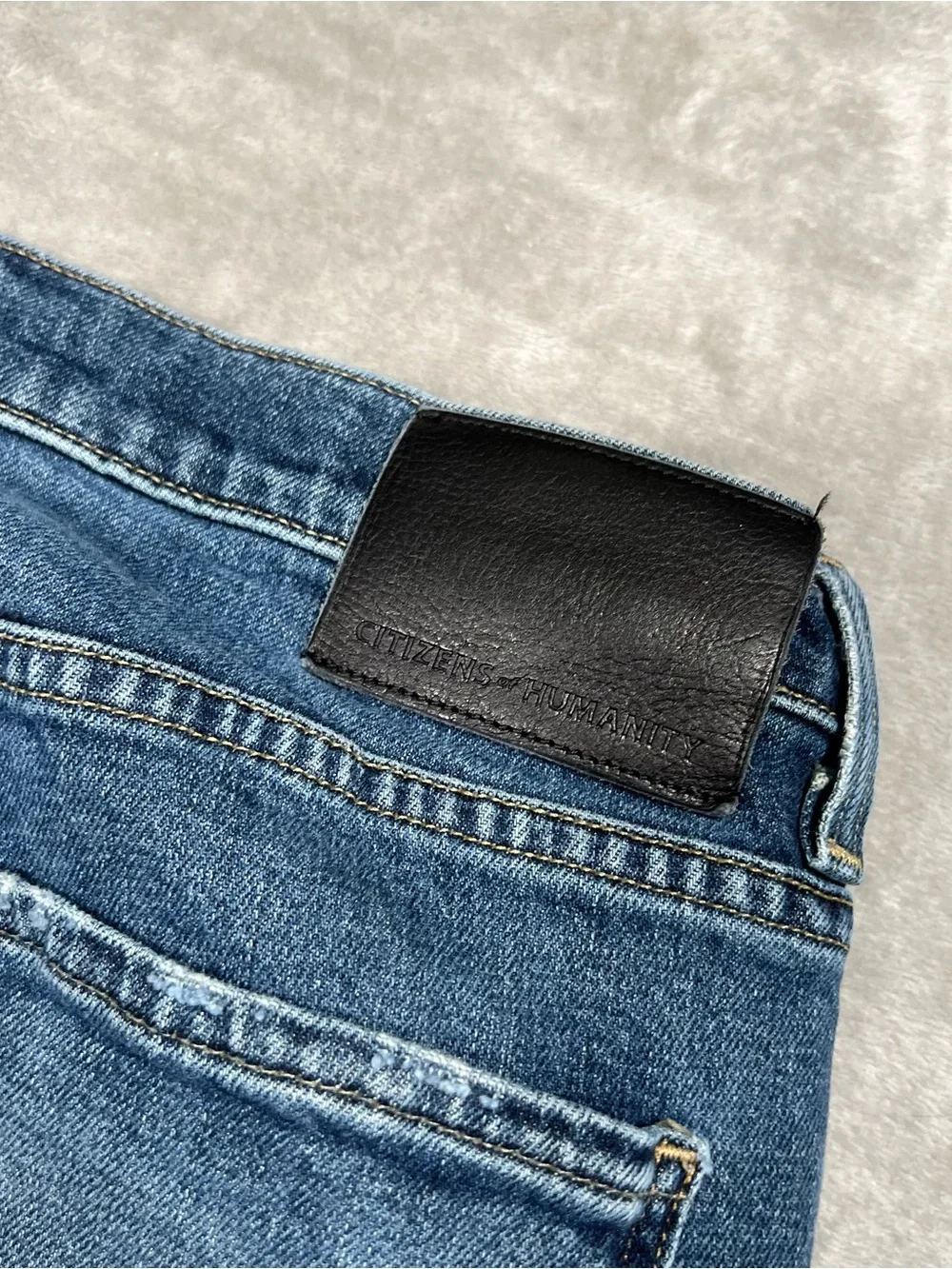 Citizens Of Humanity Elijah Jeans Mens 33x30 Blue Straight Denim Premium Vintage